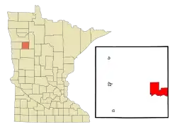 Location of Naytahwaush, Minnesota