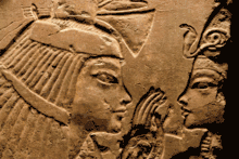 Maia was the wet nurse of the Crown Prince, Tutankhamun. Having lost his mother at a young age, she helped rear the young prince. Maia was later allowed to have a grand tomb at Saqqara. Here the young prince holds her hand.