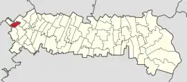 Location in Ialomița County