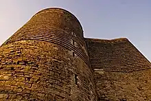 The Maiden Tower in old town Baku.