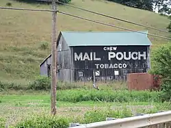 Mail Pouch Tobacco Barn on U.S. Route 62