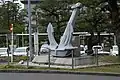 JS Hiei's anchor on display on 6 May 2019