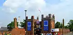 Main Gate and attached Dockyard Perimeter Wall to South West