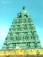 Main Gopuram of Hill temple of Thirukazhukundram