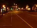 Healesville Main Street at night