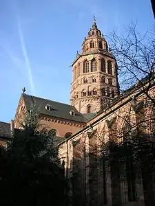 Mainz Cathedral, western main tower