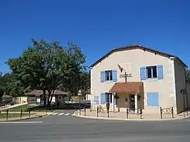 The town hall in Milhac-de-Nontron