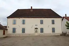 The town hall in La Chassagne