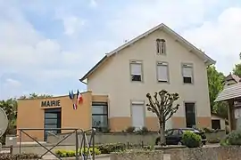 The town hall in Villeneuve-sous-Pymont