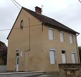 The town hall in Villerserine