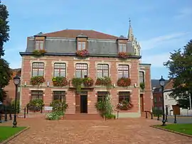 The town hall in Erquinghem-Lys