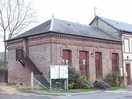 The town hall in Brémontier-Merval