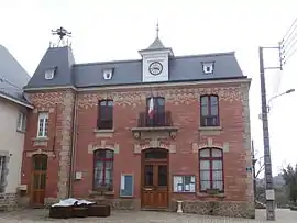 The town hall in Bussière-Dunoise