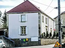 The town hall in Dambenoît-lès-Colombe