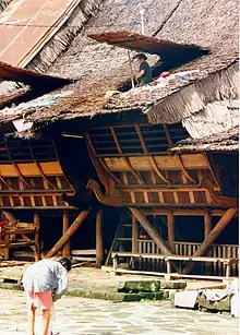 A traditional house, Nias Island, North Sumatra, Indonesia