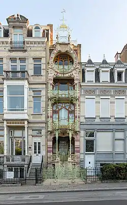 Saint-Cyr House by Gustave Strauven, Brussels (1901–1903)