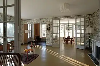 Open interior of the "Maison Blanche" (1912)