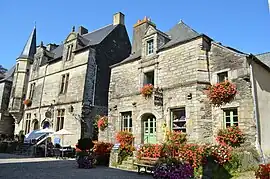 Medieval houses at Rochefort-en-Terre