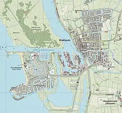 Map of Makkum