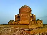 Brick dome to the north-east of tomb of Mubarak Khan (tomb of Fateh Khan's sister)