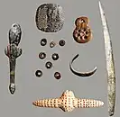 Grave artifacts of the Mal'ta boy (MA-1)