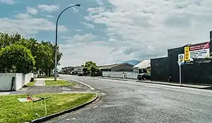 Malfroy Road near its intersection with Fenton Street