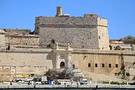 Ferramolino's Cavalier, Fort St. Angelo, Birgu, Malta