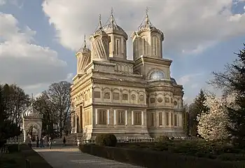 Orthodox church in Curtea de Argeș