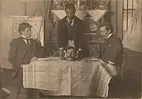 William Robert Bowles (1861-1918). Servant serving his head on a plate, circa 1900