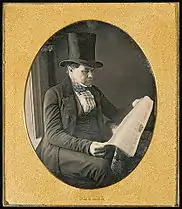Man reading, c. 1842