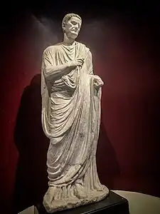 Man wearing a toga excavated in Rome 1613–1614 and later given the name "Caius Marius"