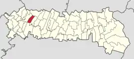 Location in Ialomița County