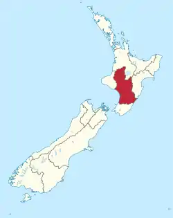 Location of Manawatū-Whanganui