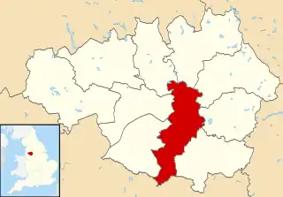 Shown within Greater Manchester