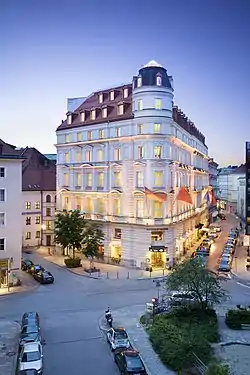 The Mandarin Oriental hotel in Munich
