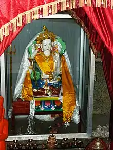 Princess Mandarava statue in Mata Kua Rani Temple