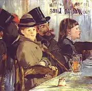 At the café, 1878, Sammlung Oskar Reinhart 'Am Römerholz', Winterthur