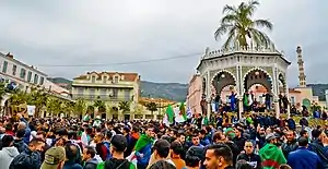 Image 2Algerian protesters gather during the 2019 "Smile Revolution" (from 2010s)