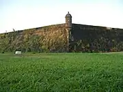 The defensive walls of Intramuros, the "Walled City" of old Manila, Philippines