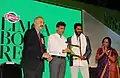 Prabhu Deva receiving the award