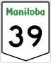 Provincial Trunk Highway 39 marker
