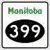 Provincial Road 399 marker