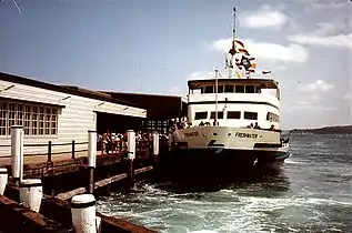 On her first run to Manly, 18 December 1982