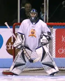 Manon Rhéaume, ice hockey goalie, first woman to play in a men's North American pro league