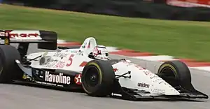 Nigel Mansell in a CART car at Mid-Ohio Sports Car Course, 1993