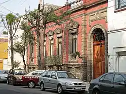 Former mansion on Velazquez de Leon Street