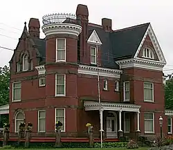 Belmont County Victorian Mansion Museum in Barnesville, built in 1893