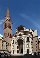 Early Renaissance - Basilica of Sant'Andrea, Mantua, Italy, by Leon Battista Alberti, begun in 1470