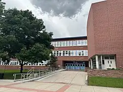 Manual High School main entrance