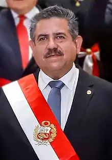 Manuel Merino, President of the Republic of Peru, 2020